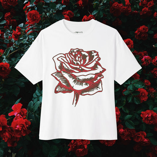 UPSDE ROSE BOXY TEE